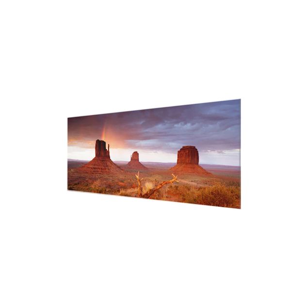 Billeder landskaber Monument Valley At Sunset