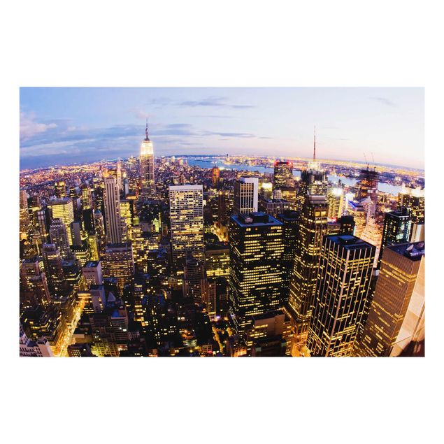 Billeder arkitektur og skyline New York Skyline At Night