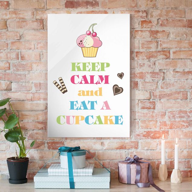 Billeder ordsprog Keep Calm And Eat A Cupcake Bunt