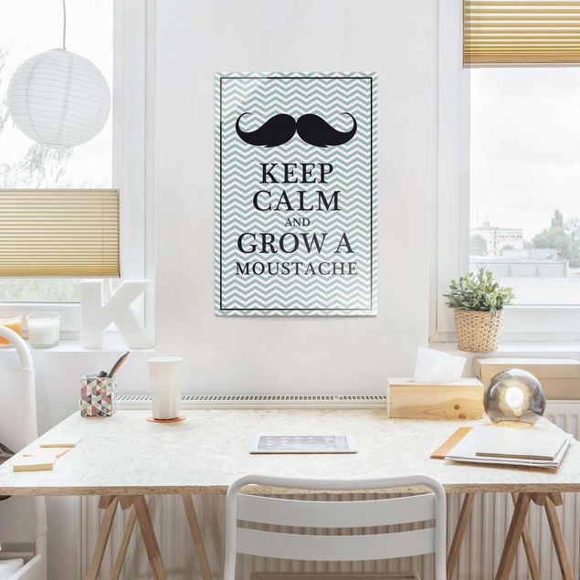 Billeder ordsprog Keep Calm and Grow a Moustache