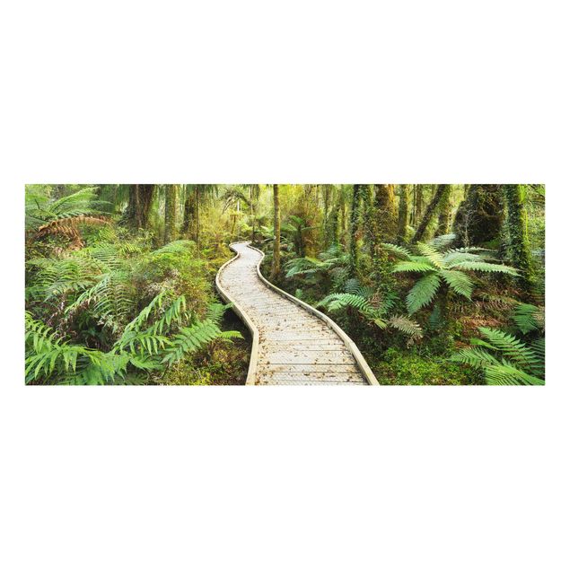 3D billeder Path In The Jungle