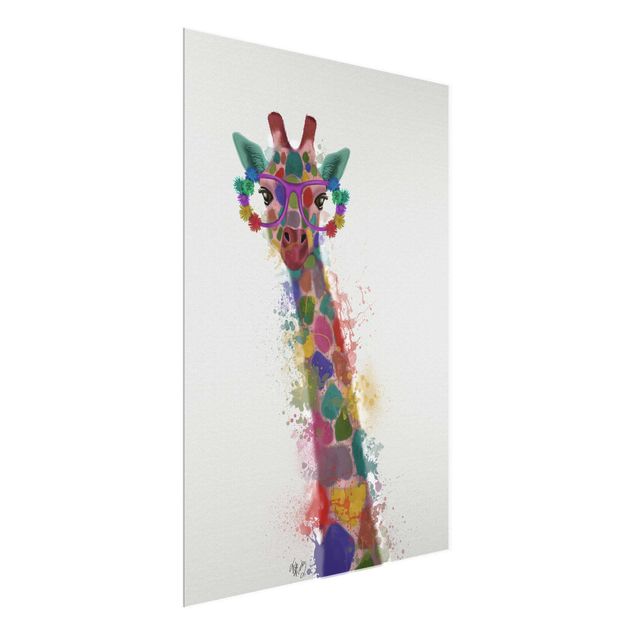Billeder moderne Rainbow Splash Giraffe