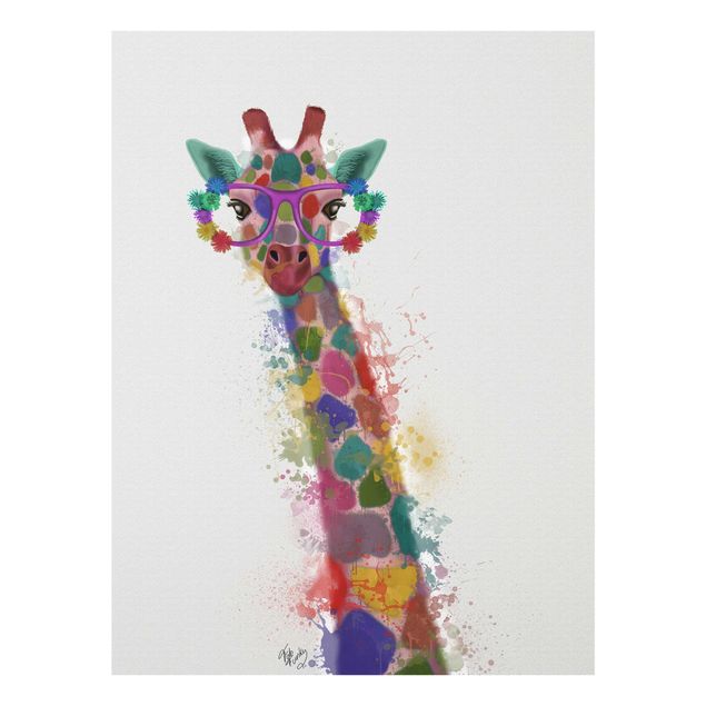 Billeder dyr Rainbow Splash Giraffe