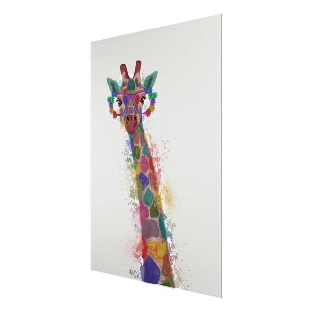 Billeder farvet Rainbow Splash Giraffe