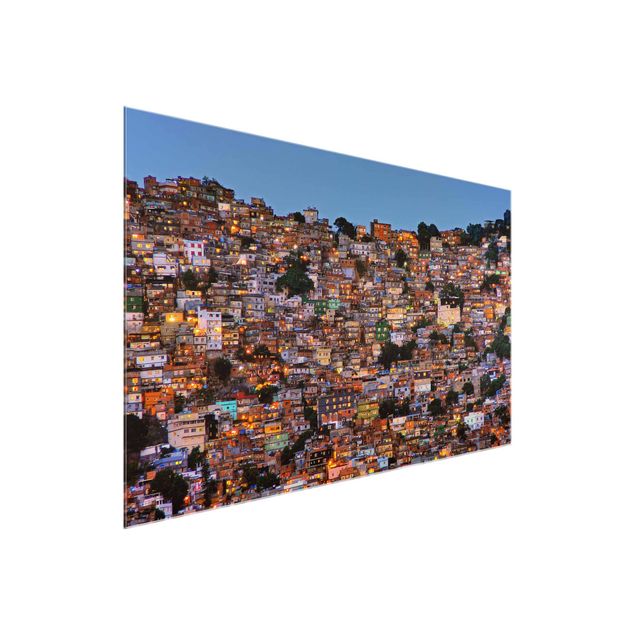 Billeder arkitektur og skyline Rio De Janeiro Favela Sunset