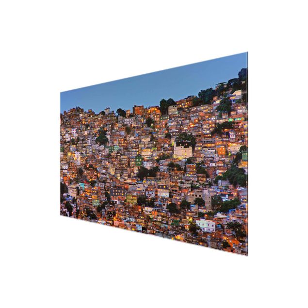 Billeder brun Rio De Janeiro Favela Sunset