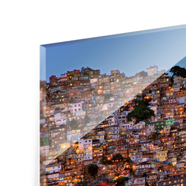 Billeder Rio De Janeiro Favela Sunset
