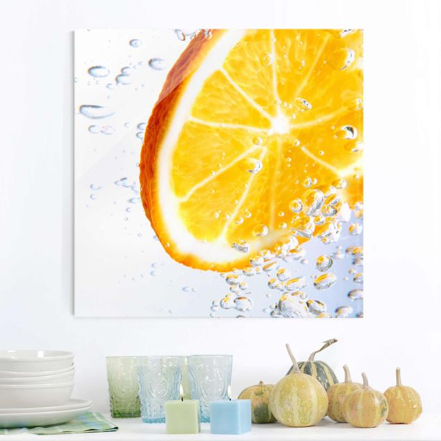 Billeder frugt Splash Orange