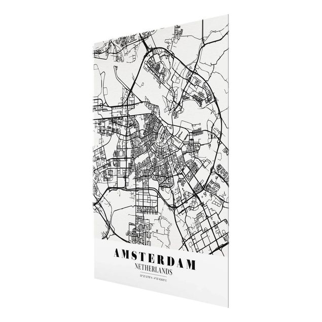 Billeder Amsterdam City Map - Classic