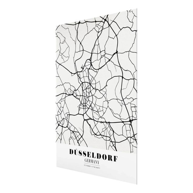 Billeder Dusseldorf City Map - Classic