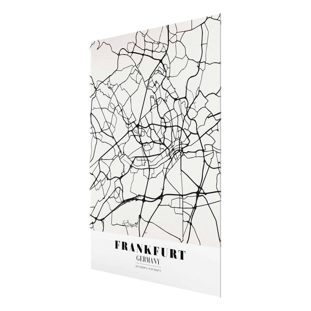 Billeder Frankfurt City City Map - Classical