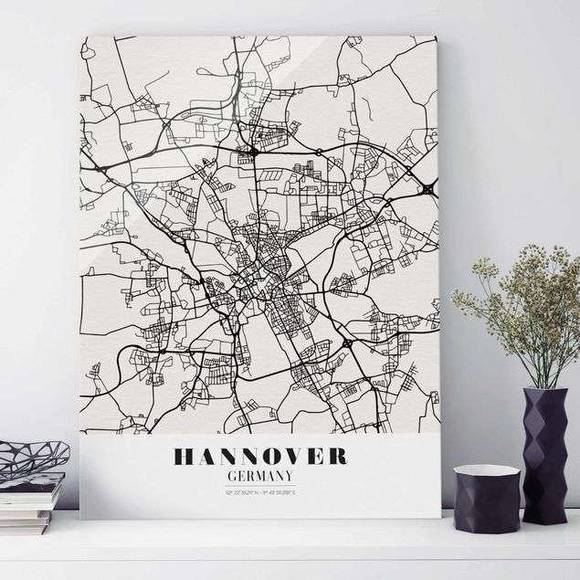 køkken dekorationer Hannover City Map - Classic