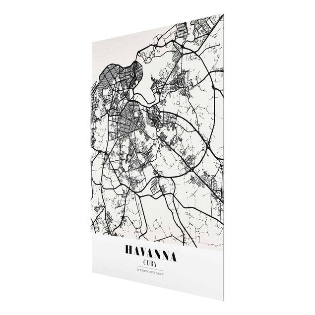 Billeder Havana City Map - Classic