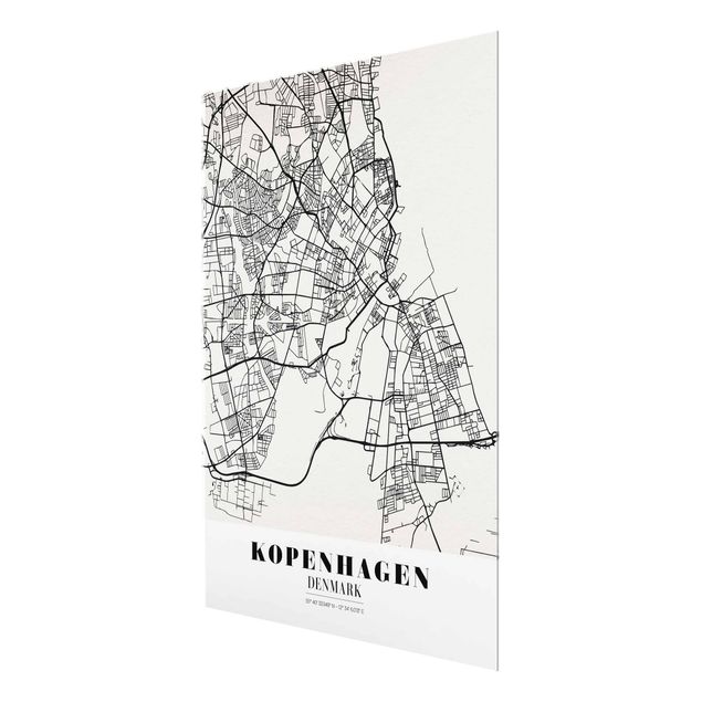 Billeder Copenhagen City Map - Classic