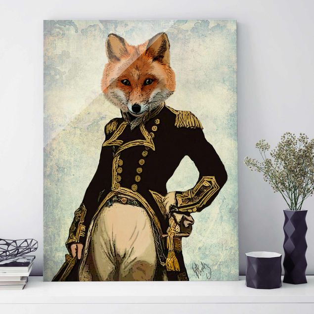 køkken dekorationer Animal Portrait - Fox Admiral