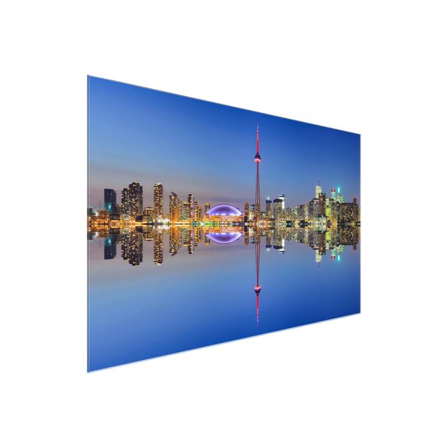 Billeder moderne Toronto City Skyline Before Lake Ontario