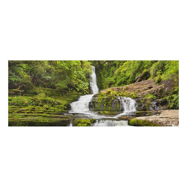 Billeder natur Upper Mclean Falls In New Zealand