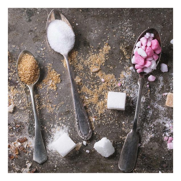 Billeder grå Vintage Spoon With Sugar