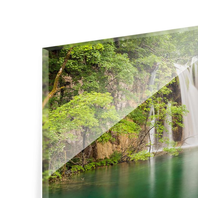 Billeder grøn Waterfall Plitvice Lakes