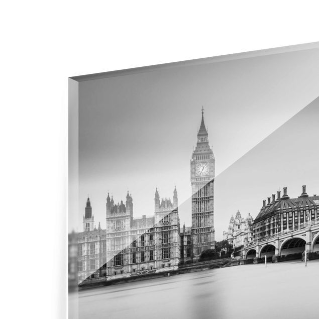Billeder sort og hvid Westminster Bridge And Big Ben