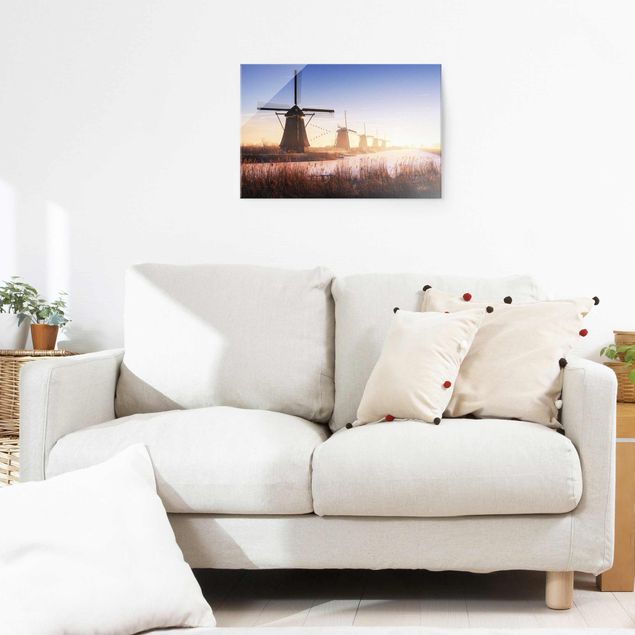 Billeder arkitektur og skyline Windmills Of Kinderdijk