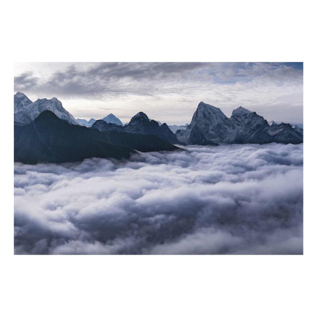 Billeder landskaber Sea Of ​​Clouds In The Himalayas