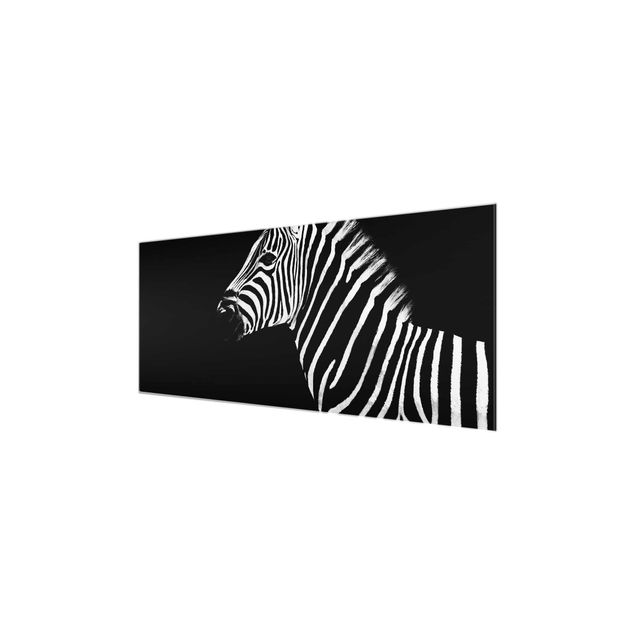 Billeder sort og hvid Zebra Safari Art