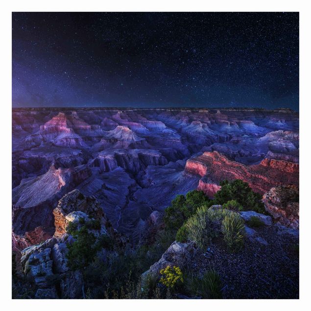 Fototapet blå Grand Canyon Night
