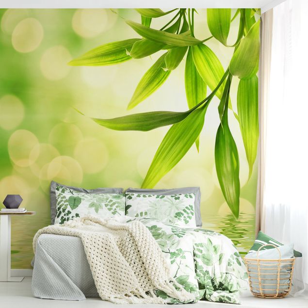 Tapet blomster Green Ambiance I