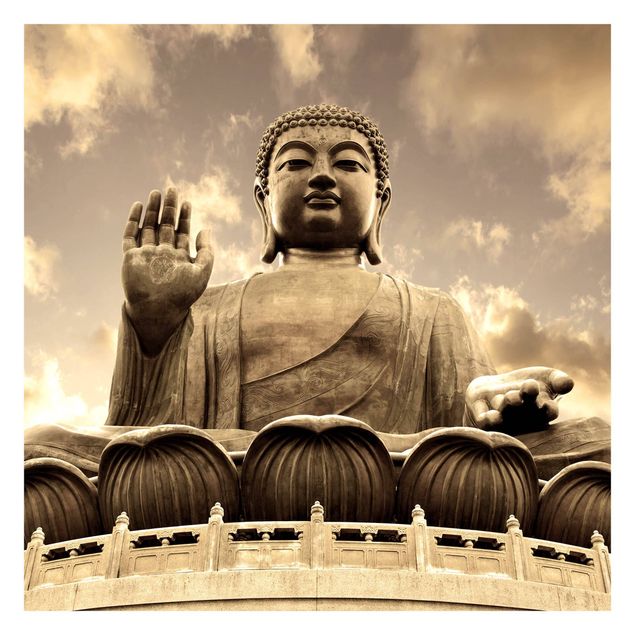 Tapet Big Buddha Sepia