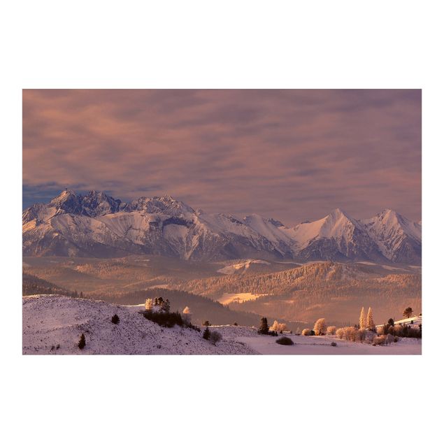 Fototapet beige High Tatra In The Morning