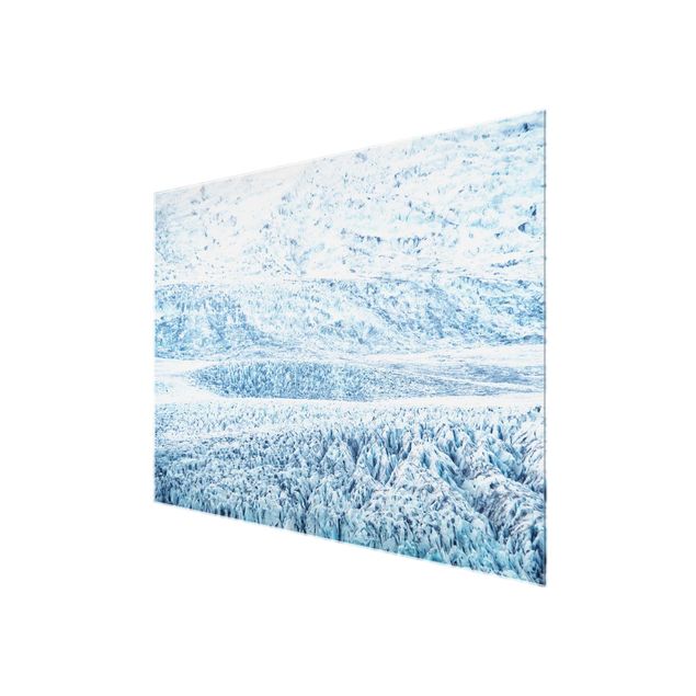 Billeder blå Icelandic Glacier Pattern