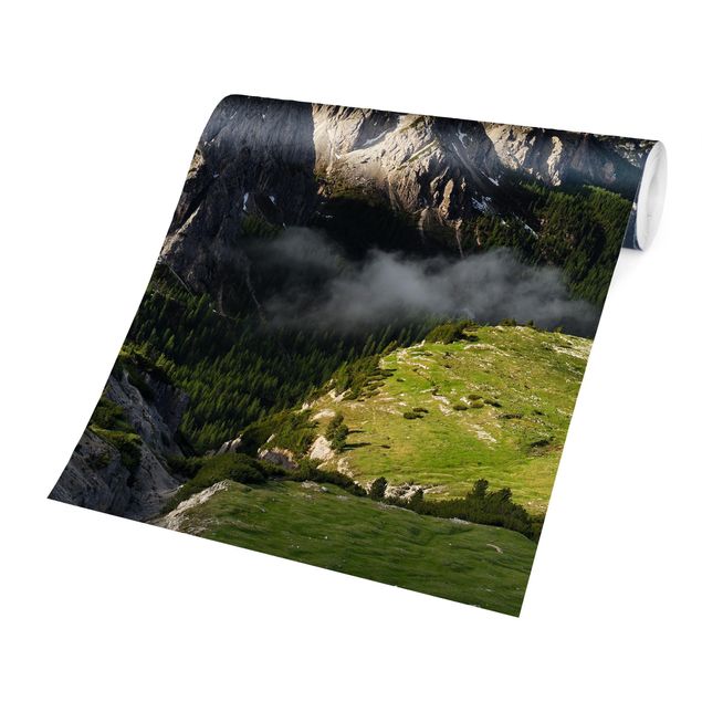 Fototapet grøn Italian Alps