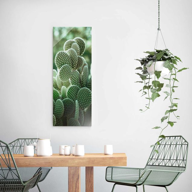 Glasbilleder blomster Cacti