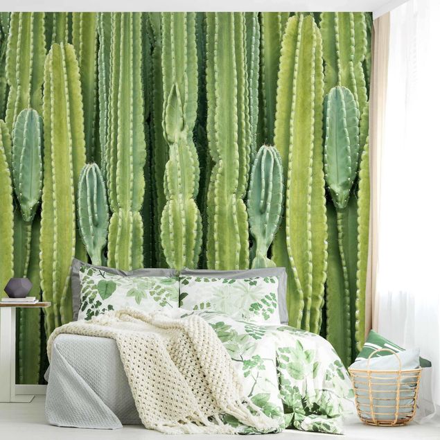 Tapet blomster Cactus Wall