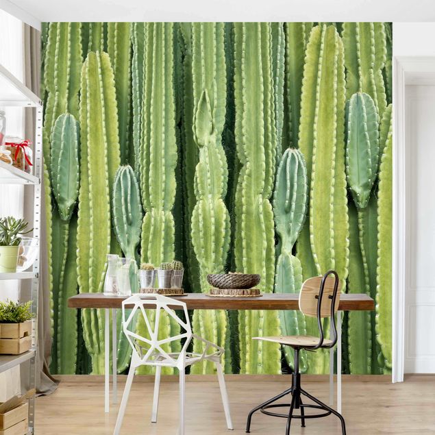 Tapet med mønster Cactus Wall