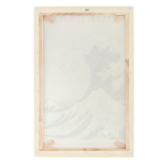 Lærredsbilleder Katsushika Hokusai - The Big Wave Of Kanagawa - Museum Edition