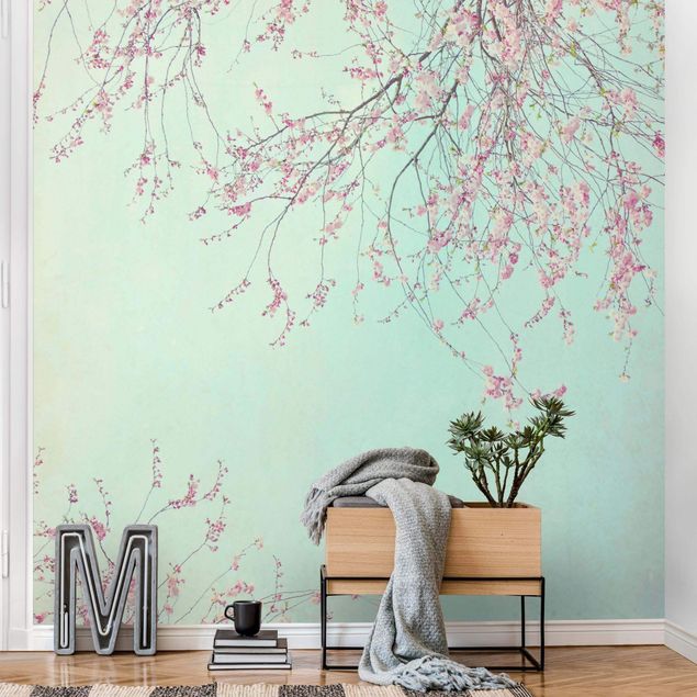 Moderne tapet Cherry Blossom Yearning