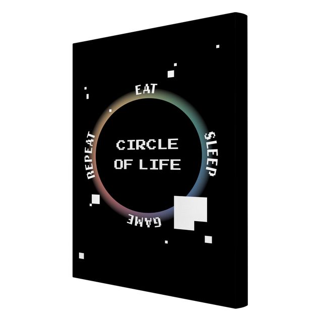 Lærredsbilleder Classical Video Game Circle Of Life