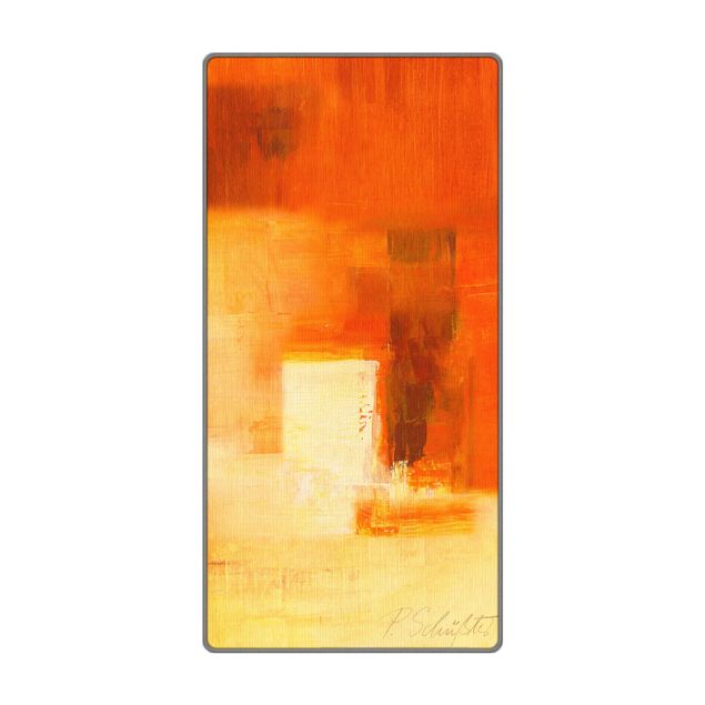 Billeder Petra Schüssler Composition In Orange And Brown 03