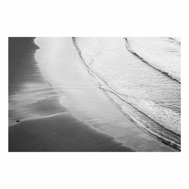 Billeder hav Soft Waves On The Beach Black And White