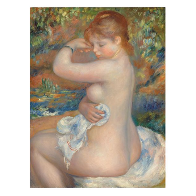 Billeder på lærred kunsttryk Auguste Renoir - After the Bath