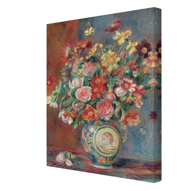 Billeder blomster Auguste Renoir - Flower vase