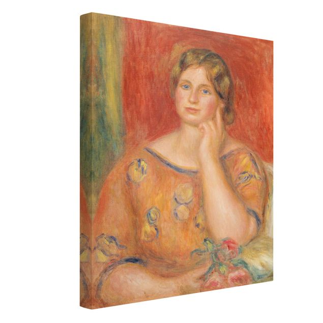 Billeder på lærred kunsttryk Auguste Renoir - Mrs. Osthaus