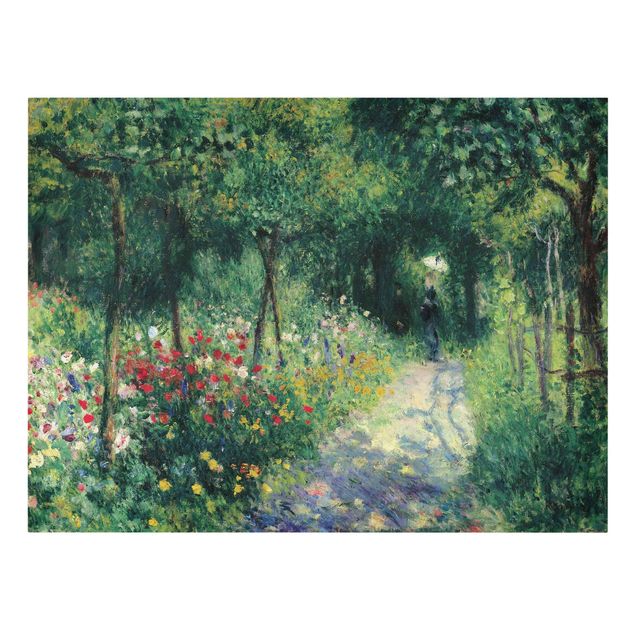Billeder på lærred kunsttryk Auguste Renoir - Women In A Garden