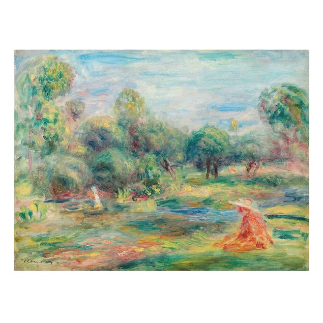 Billeder landskaber Auguste Renoir - Landscape At Cagnes