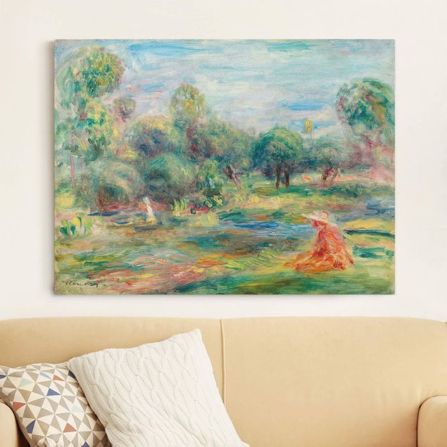 køkken dekorationer Auguste Renoir - Landscape At Cagnes