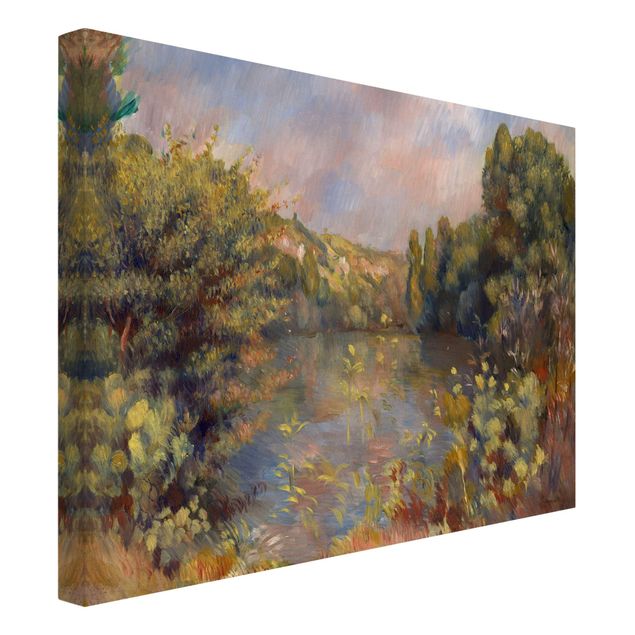 Billeder træer Auguste Renoir - Lakeside Landscape