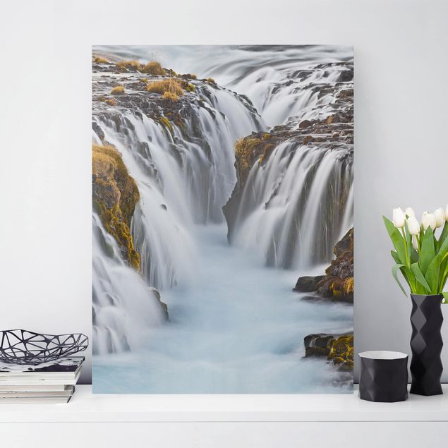 køkken dekorationer Brúarfoss Waterfall In Iceland