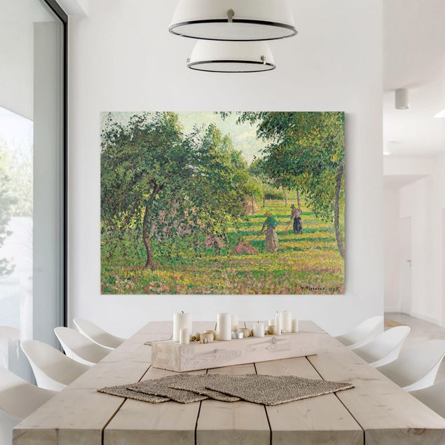køkken dekorationer Camille Pissarro - Apple Trees And Tedders, Eragny